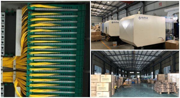 Fiber Optic Patch Panel Rack Mounted With SC Simplex 48 Core