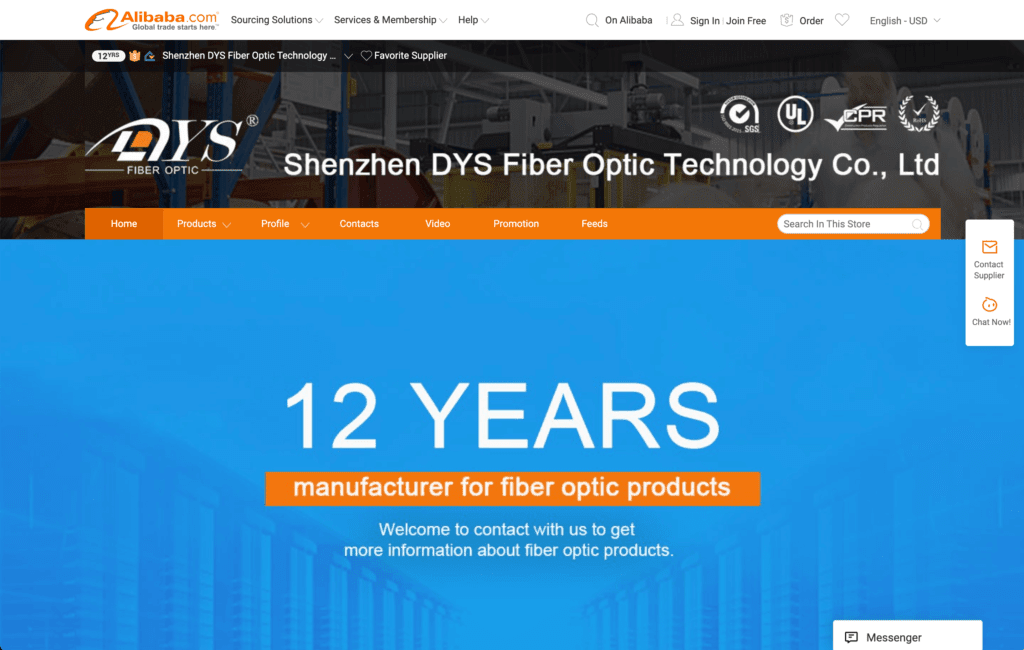 Top 10 Fiber Optic Cable Suppliers in China HOC