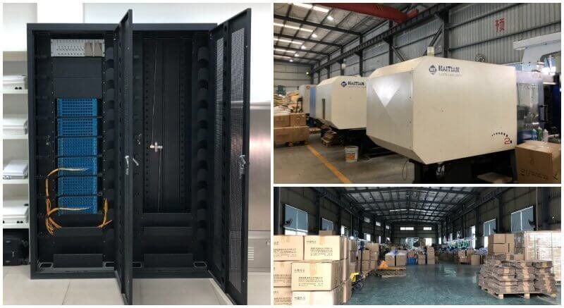 Optical Distribution Frame 19 Inch ODF Rack With Splice Tray
